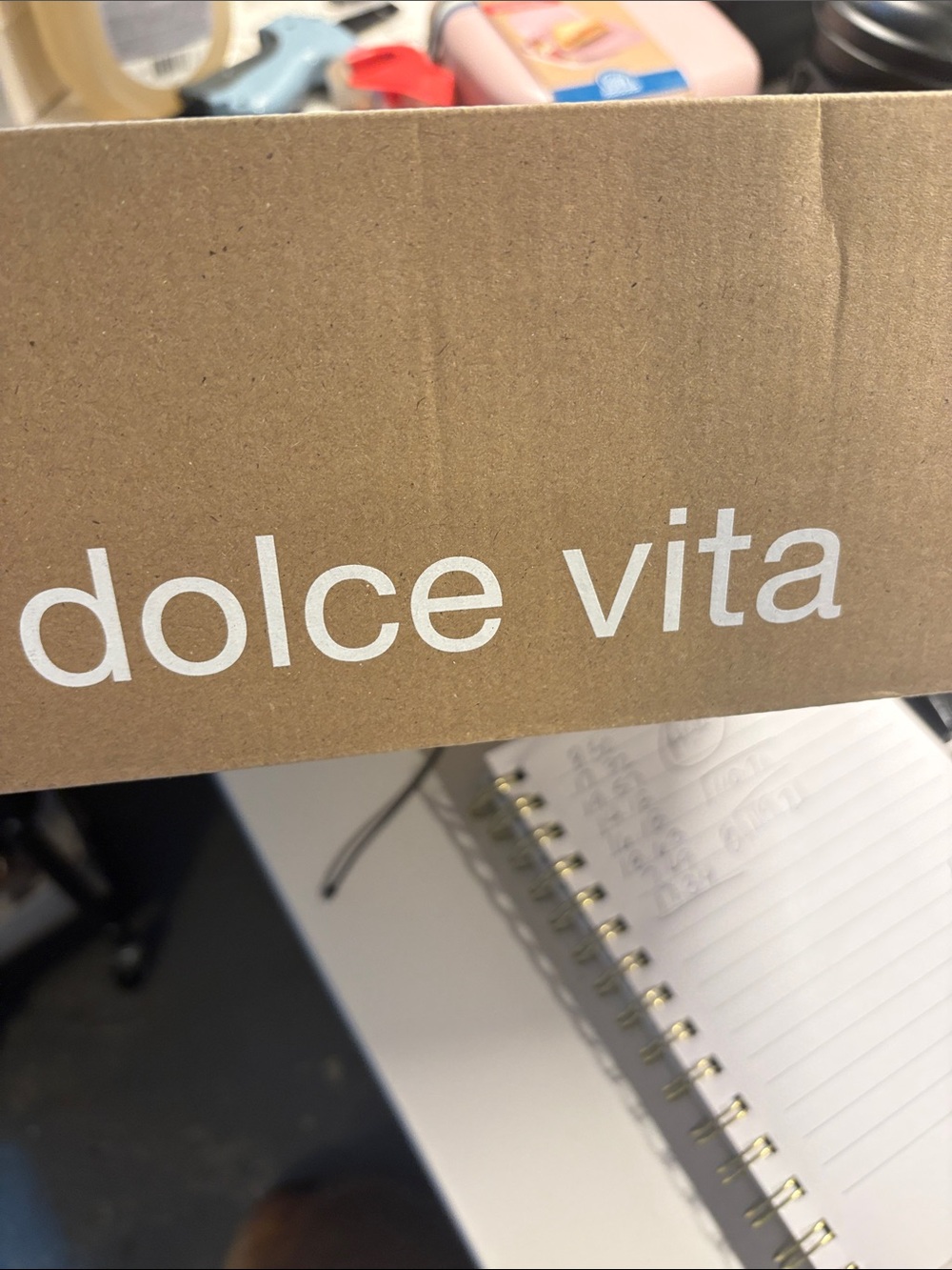 Dolce Vita Tan Suede Pointed Chelsea Ankle Boots - Picture 8 of 10